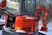 Hitachi ZX35U 3.5Ton excavator, 2013 model, new battery, Bucket capacity: 0.11cbm Power 21.2KW Includes thumb and quick connector