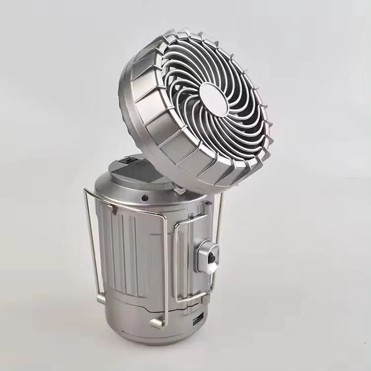 SOLAR CHARGING CAMPING LIGHT+FAN