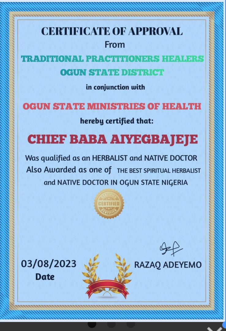 +2349163720783 The best powerful spiritual herbalist man in Nigeria to make money